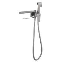 Гигиенический душ со смесителем и держателем туалетной бумаги FASHUN A57704, сатин