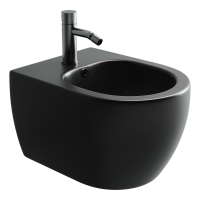 Подвесное биде Ceramicanova Play, черный матовый, CN3002MB