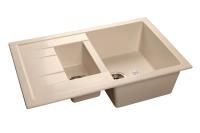 Кухонная мойка GranFest QUADRO Q-775KL белый