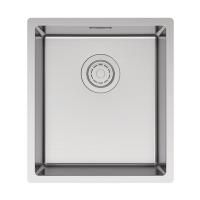 Мойка YUNI 39 UNI, нерж. сталь, YU39-BS, брашированная сталь, 390х440мм, Paulmark