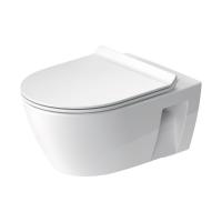 Duravit No.1 Унитаз подвесной 54х36см, безободковый, сиденье микролифт, цвет: белый 45820900A1