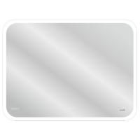 Зеркало Cersanit LED 070 design pro 80x60 с подсветкой bluetooth часы с антизапотеванием прямоугольное Ecom, KN-LU-LED070*80-p-Os