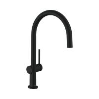 Hansgrohe Talis M54 Кухонный смеситель однорычажный 220 1jet черный матовый 72804670