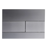 Кнопка смыва Veconi FLUSH V7, FLV7-GM, 240х162х10, пластик, оружейная сталь матовая