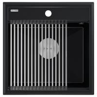 Мойка STEPIA 50, IT-GRANIT, PM115051-BLM, черный, 500х510, Paulmark