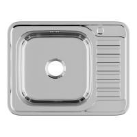 Мойка IDDIS Basic нержавеющая сталь полированная чаша слева 650х500 BAS65PLi77