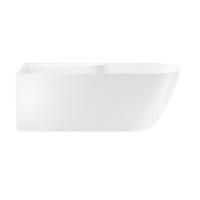 Акриловая ванна в наборе 3 в 1: отдельностоящая ванна (левый разворот), ножки, экран Wellsee Camellia 2.0 236201000