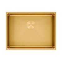 Мойка нерж. сталь NEXT 58 UNI, PM215844-BG, брашированное золото, 580х440мм, Paulmark 1,2мм