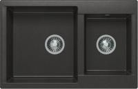 Кухонная мойка Polygran BRIG-772 №16 Черный