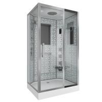 Душевая кабина Niagara Luxe NG-7711WR 90x120х215, низкий поддон, стенки белые