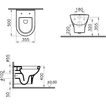 Комплект Vitra Zentrum 9012B003-7206