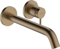 Смеситель для раковины Hansgrohe Tecturis S CoolStart EcoSmart 73351140 шлиф. бронза 73351140