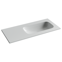 Раковина накладная Ceramicanova Грация (Grace) чаша справа без отв под смеситель 1010x457x137 белый CN7015wx
