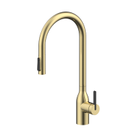 Смеситель для кухни UNIVERSAL, светлое золото, Un213880-LG, Paulmark