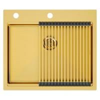 Мойка нерж. сталь KRONER-PRO 59, PM705951-BG, брашированное золото, 590х510мм, Paulmark