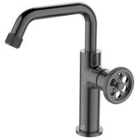 Смеситель для раковины Laveo Muro BAU_925D графит