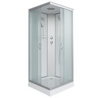 Душевая кабина Niagara Classic NG-1101-14 90х90х215, низкий поддон 13 см, стекло матовое с полкой