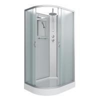 Душевая кабина Niagara Classic NG-3312-14RBKT 120х80х210-240, низкий поддон 13 см, стекло матовое