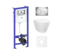 Комплект инсталляции и унитаза 6 в 1 Lavinia Boho Elegant Rimless 87561064