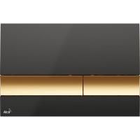 Кнопка управления Alcaplast Черная/золотая M1728-5