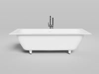 Ванна встраиваемая Salini ORLANDA AXIS KIT 190x80, S-Stone, матовый белый 103321M