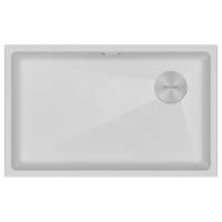 Мойка LUMI 74UNI-SKEW, IT-GRANIT, LU74SK-WH, белый, 740х440, Paulmark
