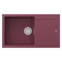 Мойка EXTENSIO 86, ACRYSTONE, PM988650-ME, MERLOT, 860х500 мм, Paulmark