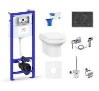 Комплект инсталляции и унитаза 10 в 1 Lavinia Boho Grance Hill Rimless 75110764