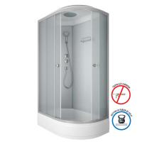 Душевая кабина Niagara Eco E120/80/26L/MT (120х80х215) средний поддон(26см),стекло матовое,