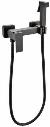 Смеситель с гигиеническим душем Grocenberg GB101N Черный матовый