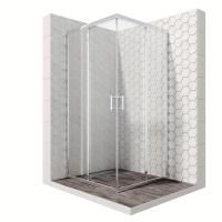 Душевой уголок Ambassador Kingston 14011102, квадратный, 90х90 см