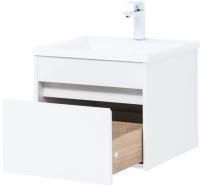 Тумба под раковину Aquanet Токио 48 белый (подвесная, 1 ящик)