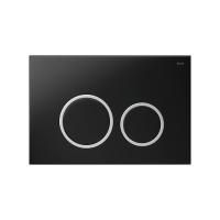 Клавиша смыва Iddis Unifix, черная UNI03BCi77