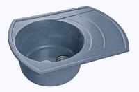 Кухонная мойка GranFest RONDO R-650L графит