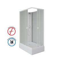 Душевая кабина Niagara Promo P110/80/26Q/MT/BK (110х80х200)