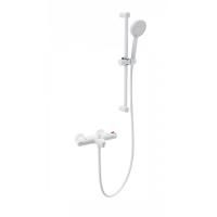 Смеситель для ванны с душем и термостатом WONZON & WOGHAND, Белый матовый (WW-C2001-A-MW)