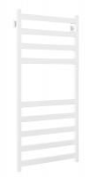 Полотенцесушитель водяной Stinox Verona 500x1200, нижнее подключение, белый матовый, 1/2" ВР (внутренняя резьба), 9 перекладин