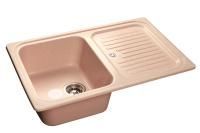 Кухонная мойка GranFest STANDART S-780L светло-розовый