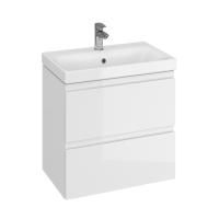 Тумба под раковину подвесная Cersanit MODUO 60 для MODUO SLIM 60 узкая белый, SB-SZ-MOD-MO60Sl/Wh