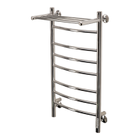 Полотенцесушитель электрический с/т Comfysan Ноуми (Noumi) EC-8 80/40 с полкой, хром