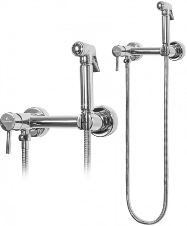 Смеситель с гигиеническим душем Grocenberg GB103N Хром