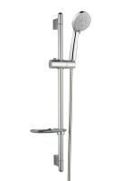 Душевой комплект Bravat Eco D152CP-1A-RUS штанга, шланг, лейка 3 режима, мыльница