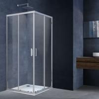 Душевой уголок Vincea Rapid VSS-3R90/10CL, (900-1000)x(900-1000), хром, стекло прозрачное
