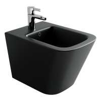 Подвесное биде Ceramicanova Union, черный матовый, CN4010MB