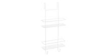 Полка для душевой кабины двухэтажная белая Fixsen, FX-740W-2
