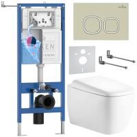Комплект 6 в 1 RoxenBath StounFix Dual Fresh 968518 (состоит из: 710200, Santi 410280BG, 530220-02)