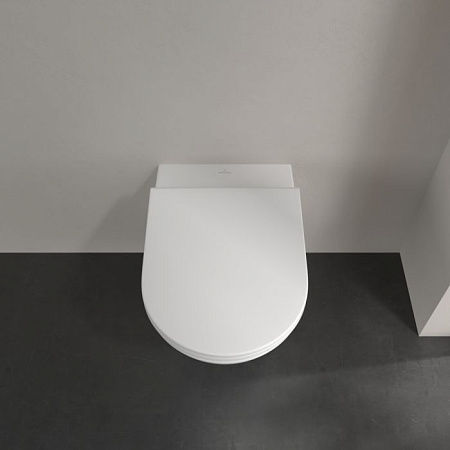 Унитаз Villeroy & Boch Subway 3.0, подвесной с сиденьем, 4670T901