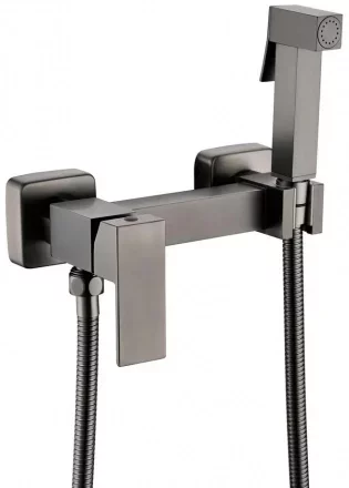 Смеситель с гигиеническим душем Grocenberg GB101N Графит