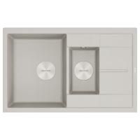 Мойка FLUGEN 60/1,5, IT-GRANIT, PM237850-GR, серый, 775х495 мм, Paulmark