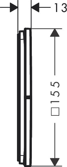 Клапан для скрытой установки Hansgrohe ShowerSelect Comfort S. 15573670. черный матовый 15573670